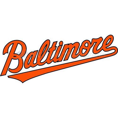 Baltimore Orioles Iron-on Stickers (Heat Transfers)NO.1414